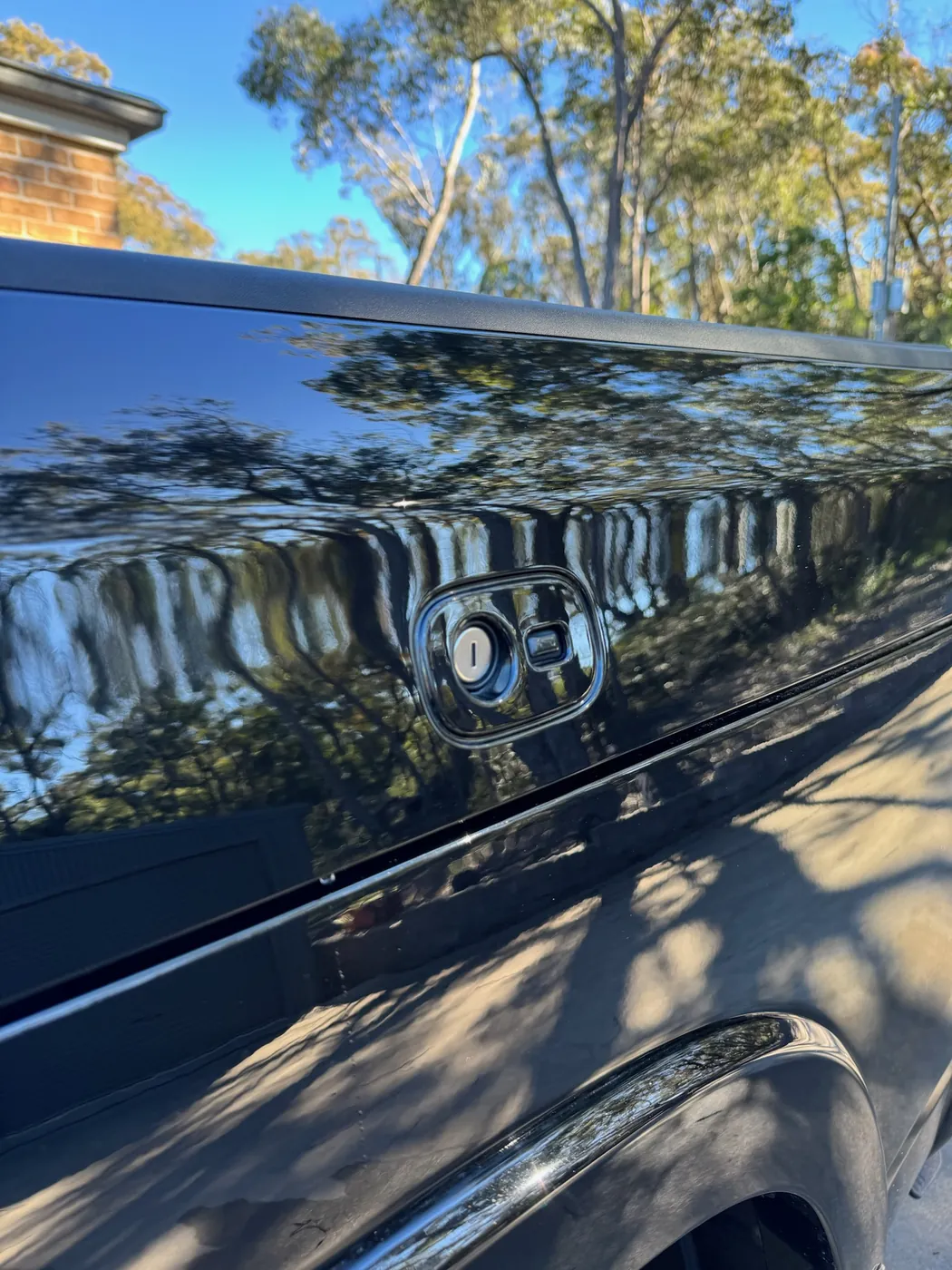 After: paint corrected, clean reflection