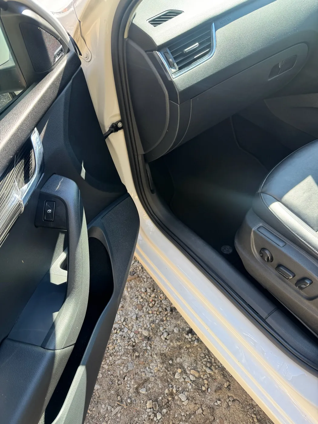 After: clean interior door sill